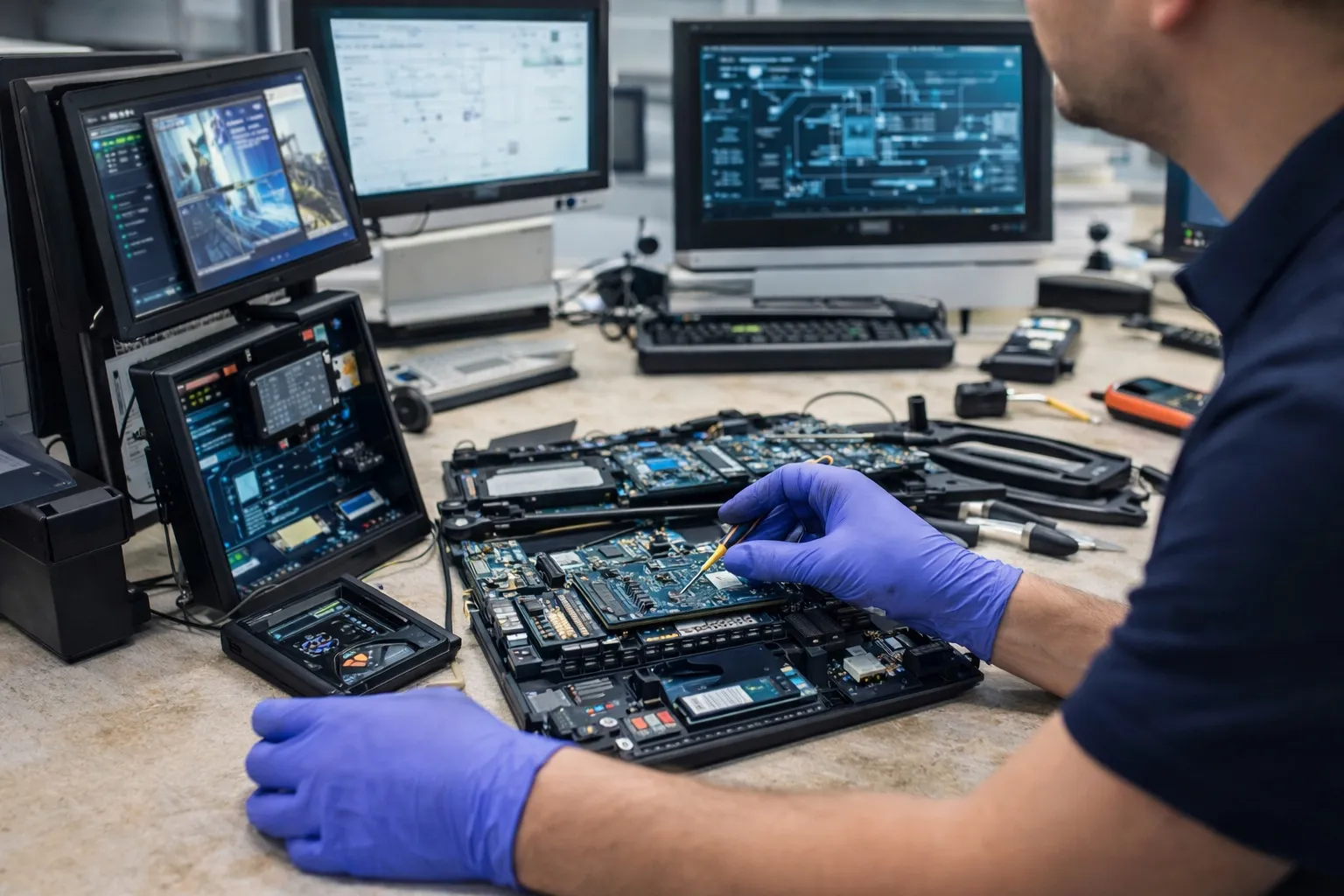 Elektron qurilmalarni kompyuter orqali diagnostika qilish va ta’mirlash jarayoni